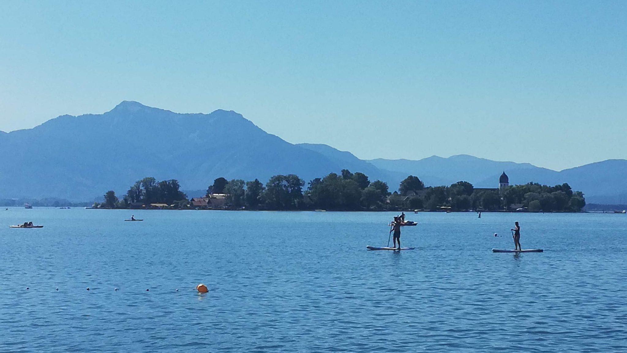 Herrliches Chiemsee Panorama